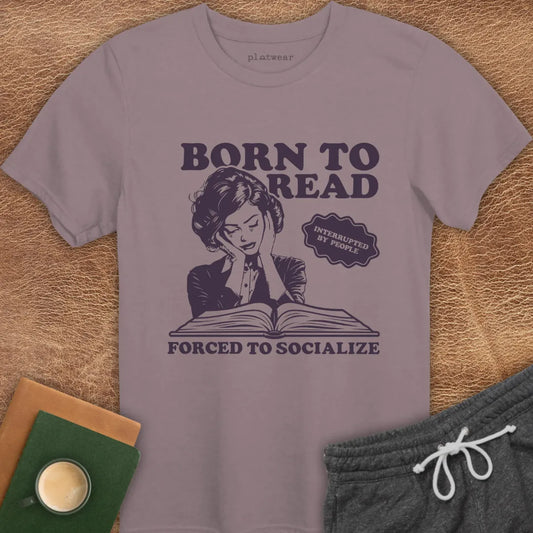 FORCED TO SOCIALIZE T-SHIRT