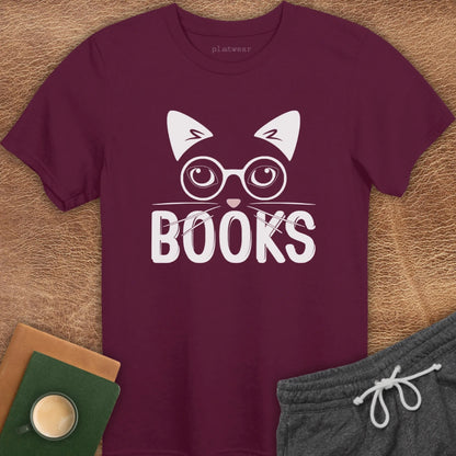 CATS BOOKS T-SHIRT