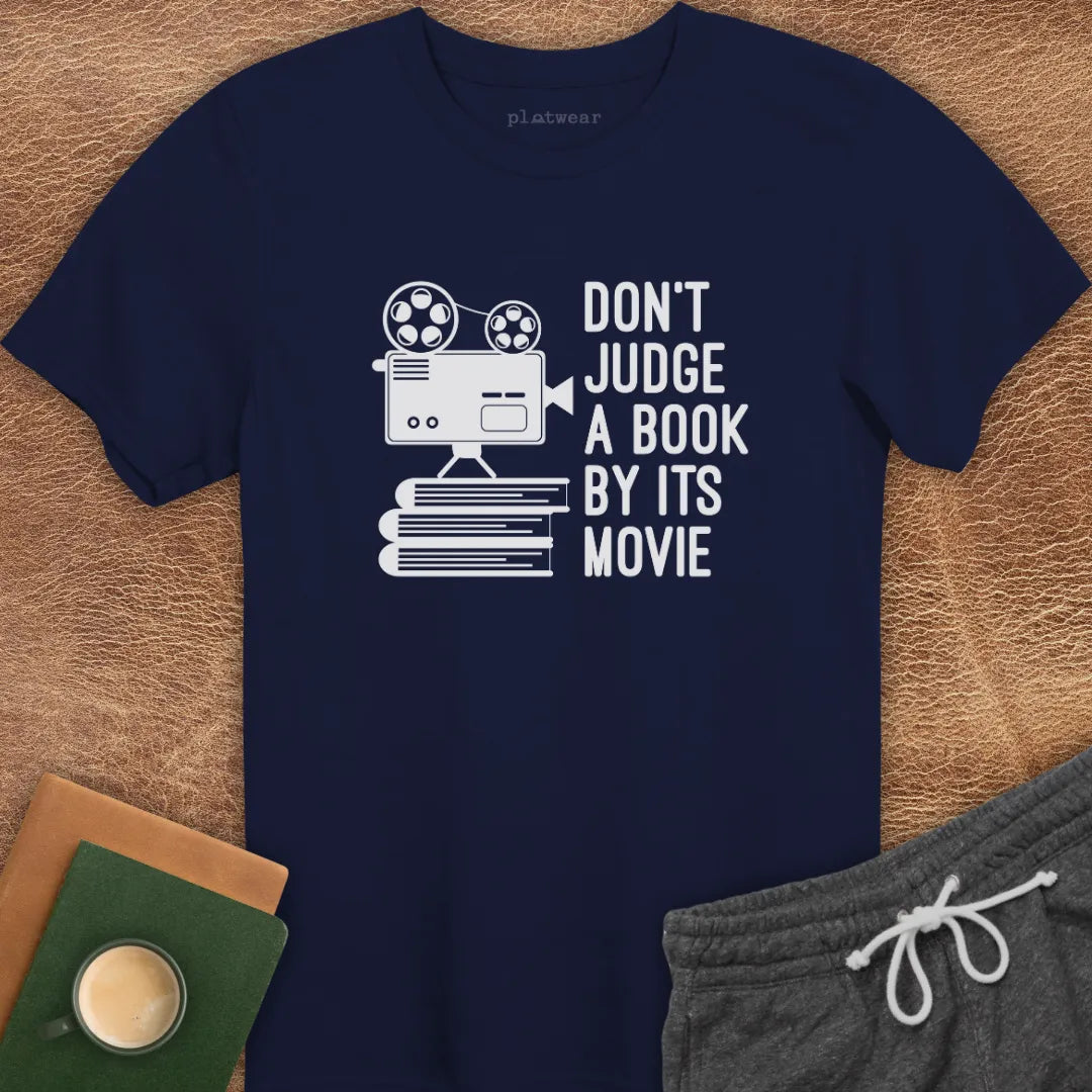 DON'T JUDGE A BOOK T-SHIRT