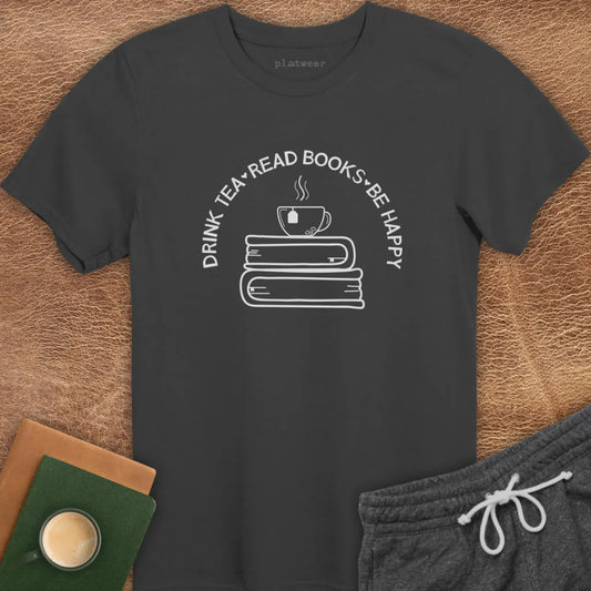 READ BOOKS BE HAPPY T-SHIRT