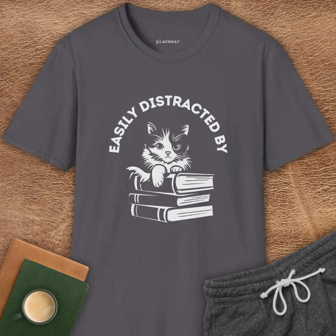 CATS & BOOKS T-SHIRT