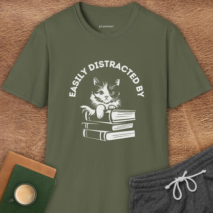 CATS & BOOKS T-SHIRT