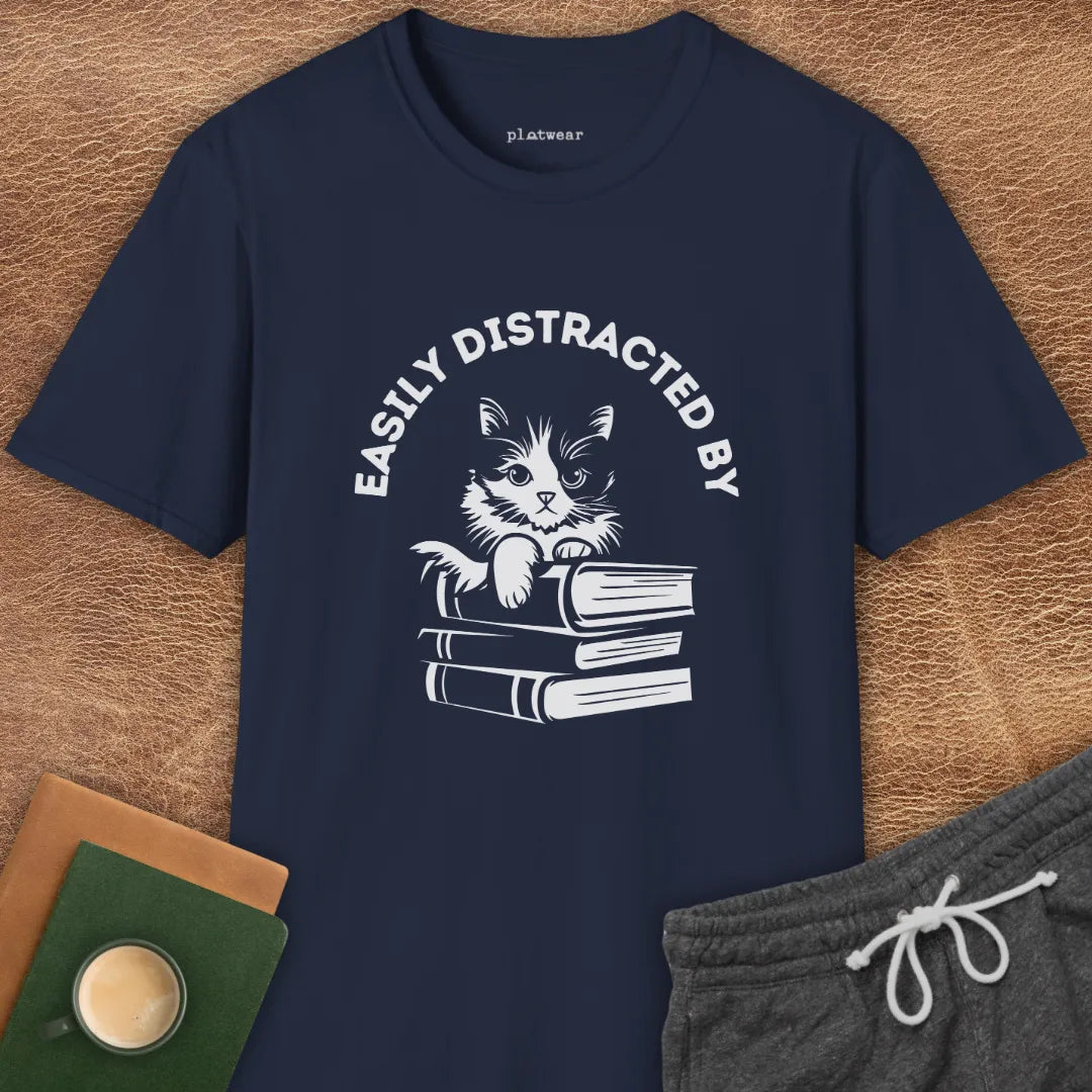 CATS & BOOKS T-SHIRT