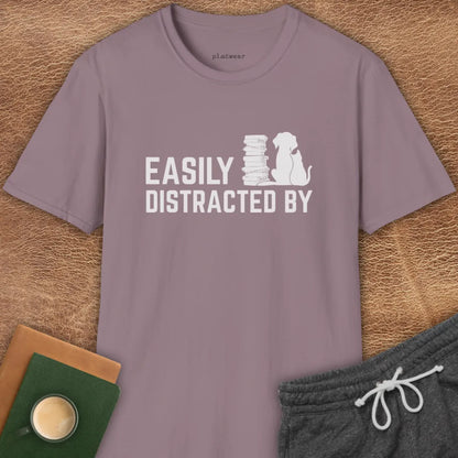 EASILY DISTRACTED BY T-SHIRT