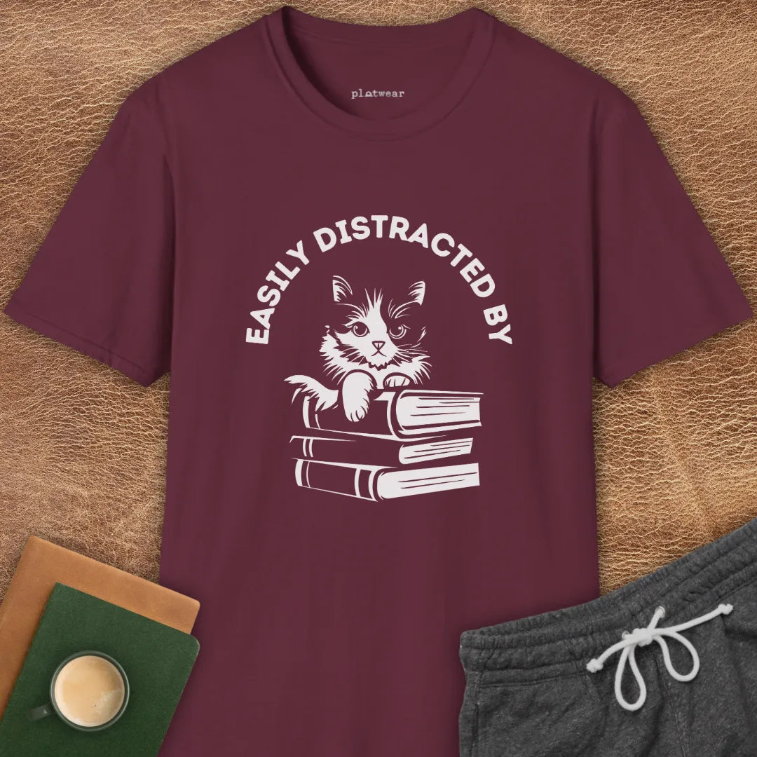 CATS & BOOKS T-SHIRT