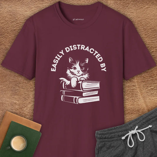 CATS & BOOKS T-SHIRT