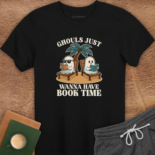 GHOULS BOOK TIME T-SHIRT