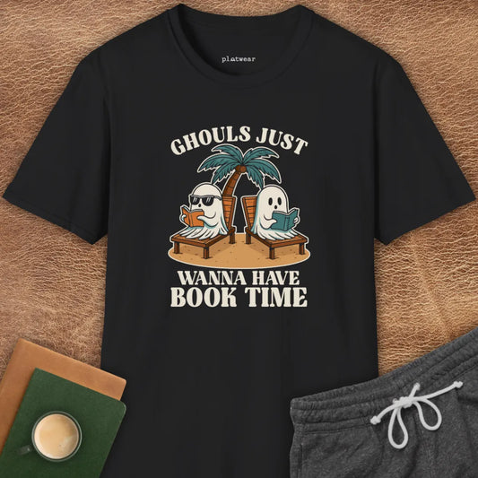 GHOULS BOOK TIME T-SHIRT