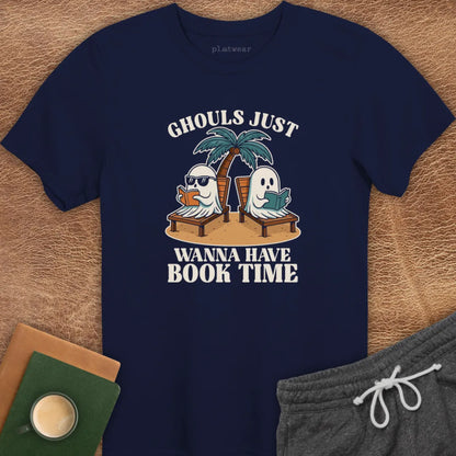 GHOULS BOOK TIME T-SHIRT