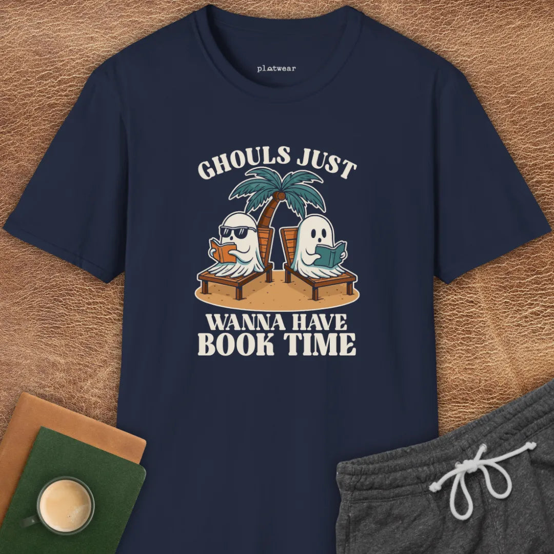 GHOULS BOOK TIME T-SHIRT