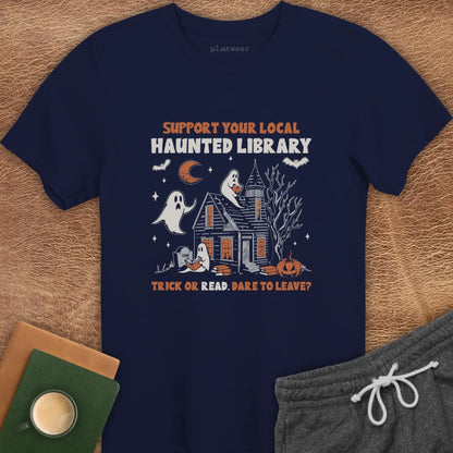 HAUNTED LIBRARY T-SHIRT