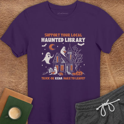 HAUNTED LIBRARY T-SHIRT