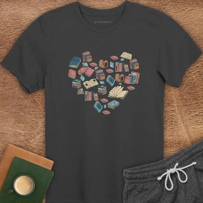 HEART OF BOOKS T-SHIRT