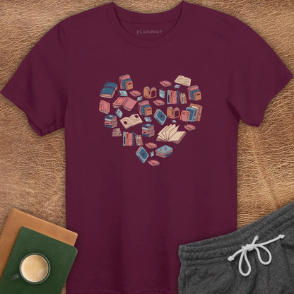 HEART OF BOOKS T-SHIRT