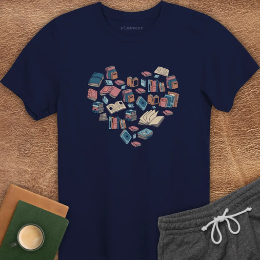 HEART OF BOOKS T-SHIRT
