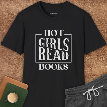HOT GIRLS READ BOOKS T-SHIRT