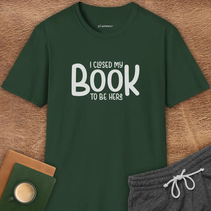 CLOSED MY BOOK T-SHIRT