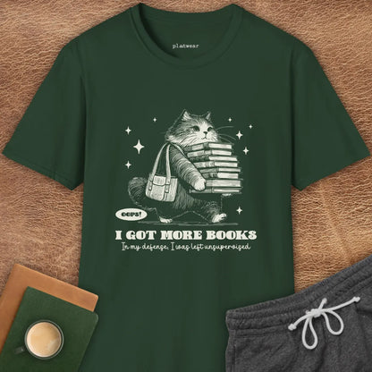 I GOT MORE BOOKS T-SHIRT