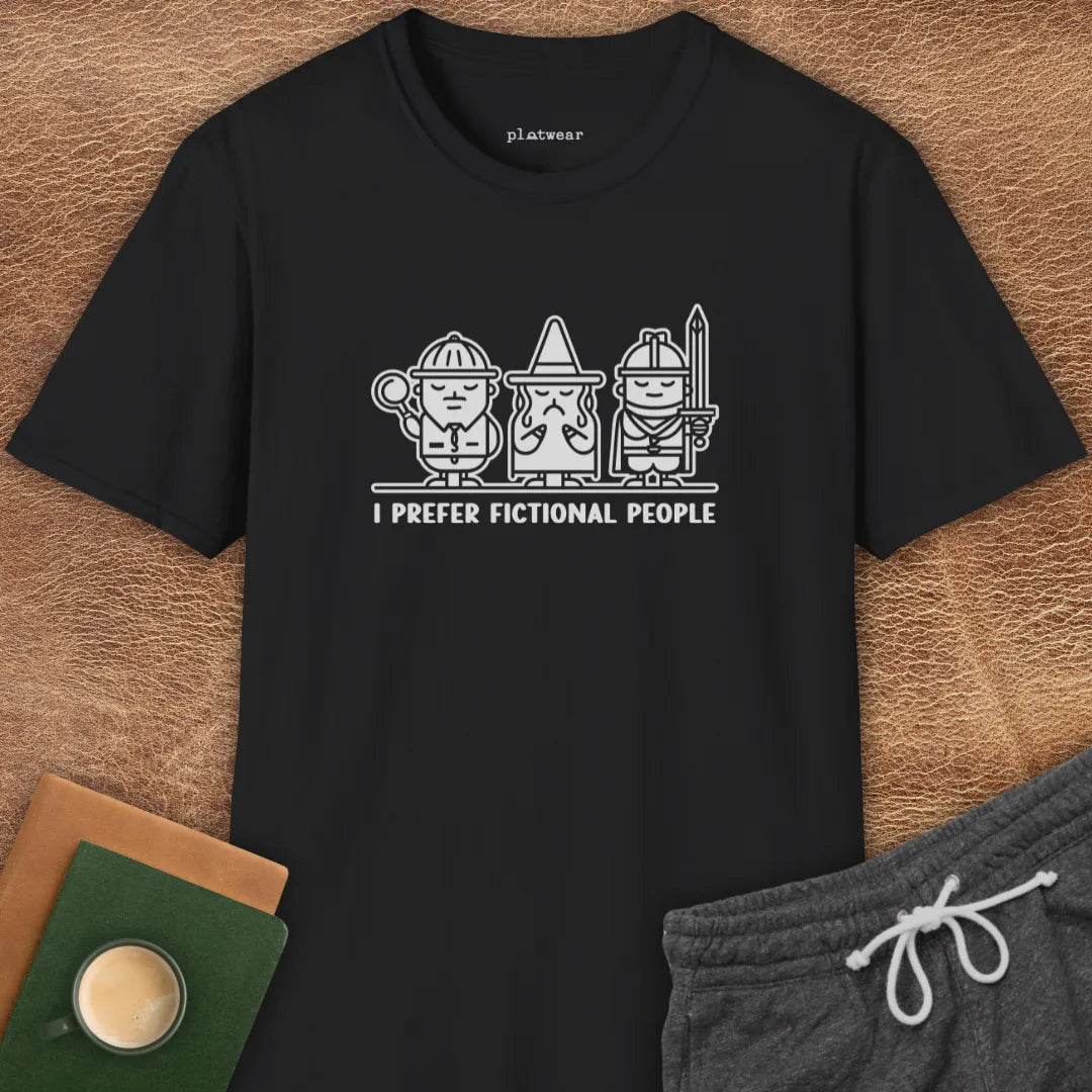FICTIONAL PEOPLE T-SHIRT