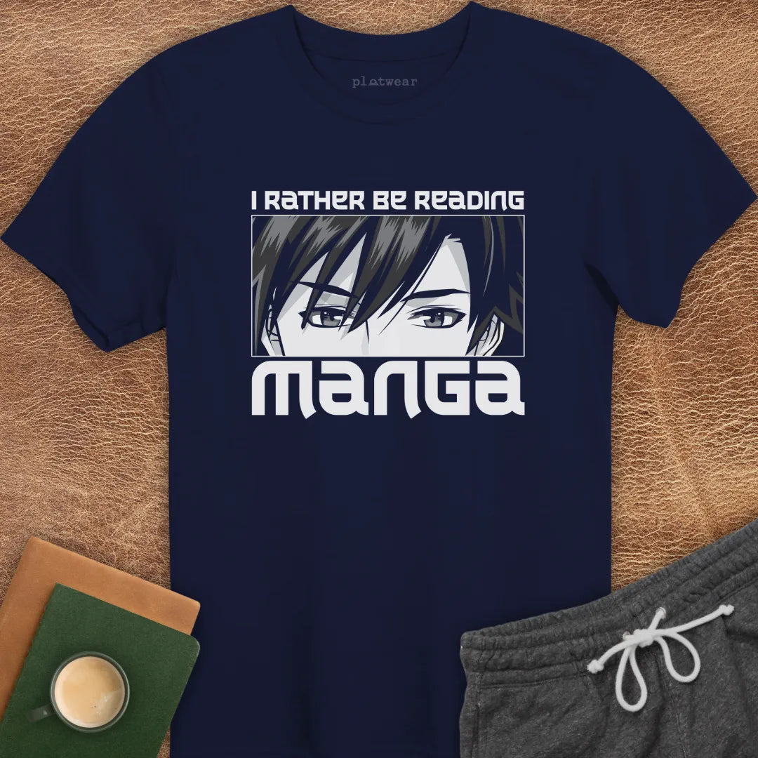 READING MANGA T-SHIRT