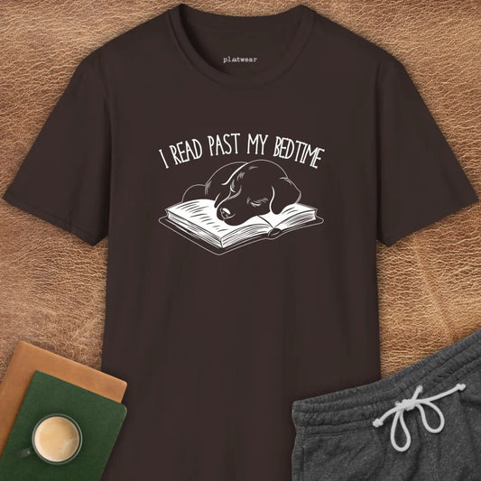 I READ PAST MY BEDTIME T-SHIRT
