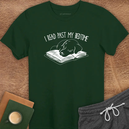 I READ PAST MY BEDTIME T-SHIRT