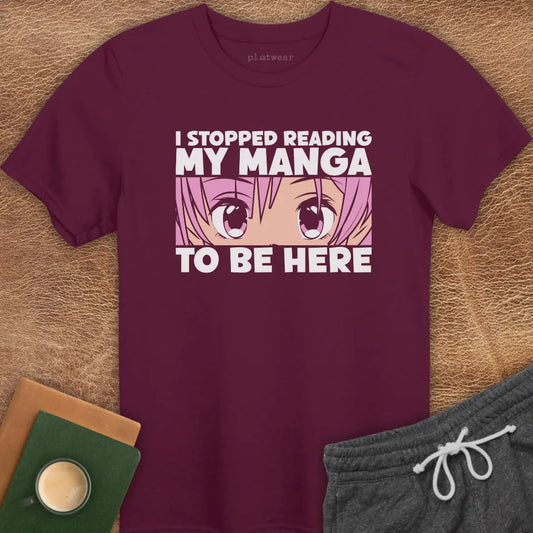 I STOPPED READING T-SHIRT