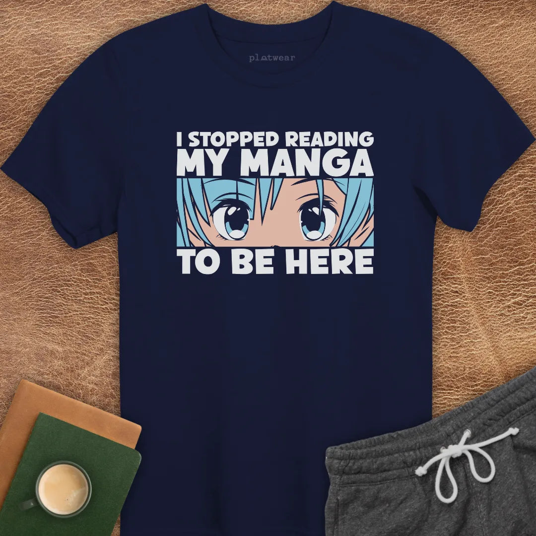 I STOPPED READING T-SHIRT