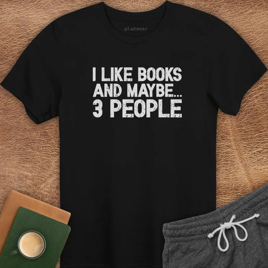 I LIKE BOOKS T-SHIRT