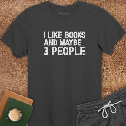 I LIKE BOOKS T-SHIRT