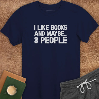 I LIKE BOOKS T-SHIRT