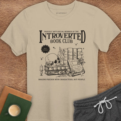 INTROVERTED BOOK CLUB T-SHIRT