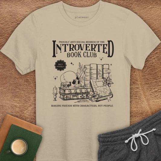 INTROVERTED BOOK CLUB T-SHIRT