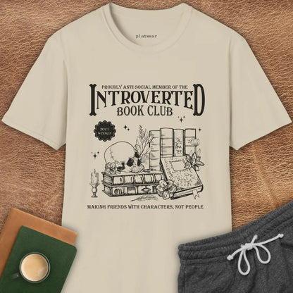 INTROVERTED BOOK CLUB T-SHIRT