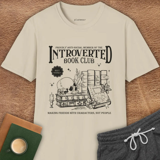 INTROVERTED BOOK CLUB T-SHIRT