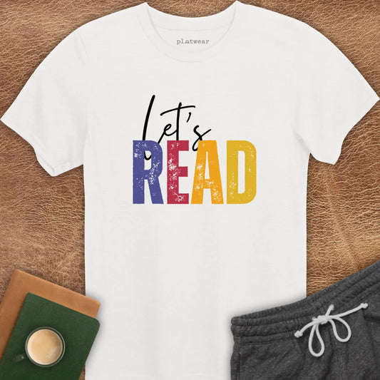 LET'S READ T-SHIRT