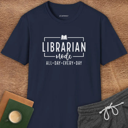LIBRARIAN MODE T-SHIRT