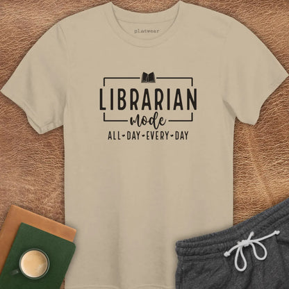 LIBRARIAN MODE T-SHIRT