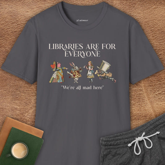 ALICE & LIBRARIES T-SHIRT