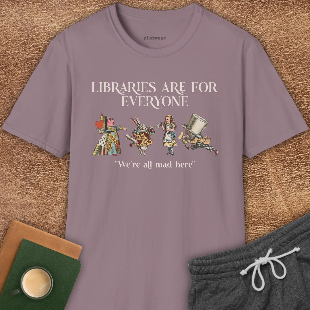 ALICE & LIBRARIES T-SHIRT