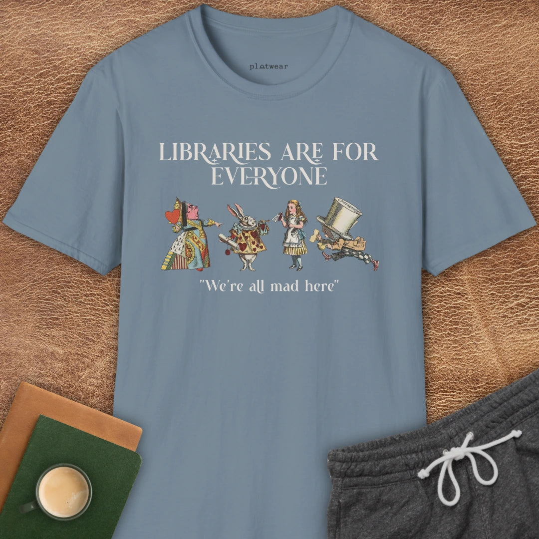 ALICE & LIBRARIES T-SHIRT