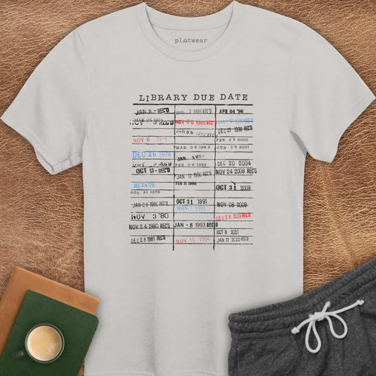 LIBRARY DUE DATE T-SHIRT
