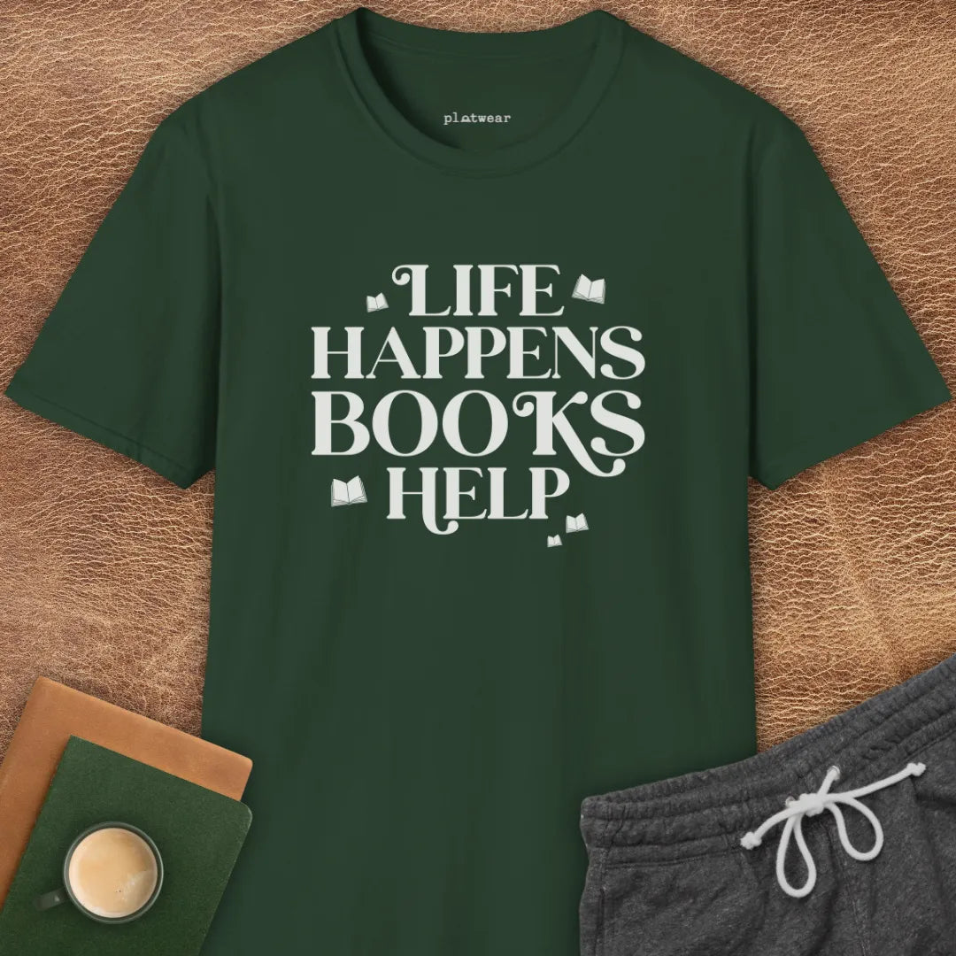BOOKS HELP T-SHIRT