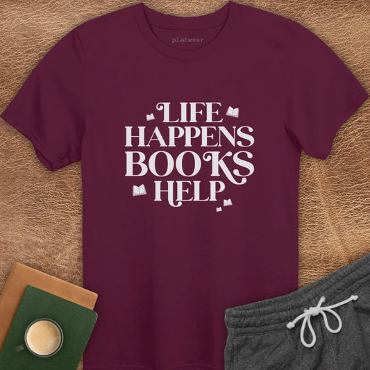 BOOKS HELP T-SHIRT