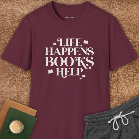 BOOKS HELP T-SHIRT