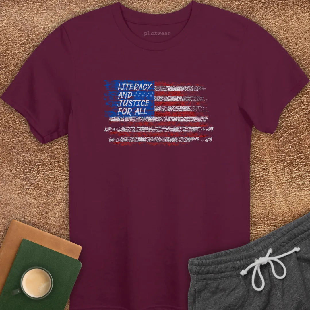 LITERACY FLAG T-SHIRT