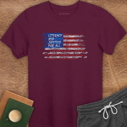 LITERACY FLAG T-SHIRT