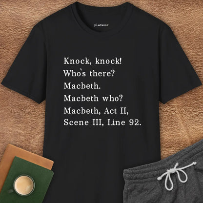 MACBETH KNOCK KNOCK T-SHIRT