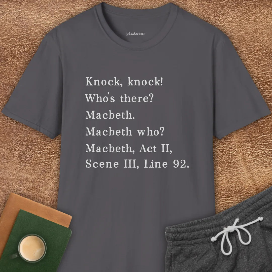 MACBETH KNOCK KNOCK T-SHIRT