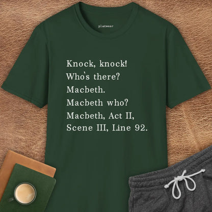 MACBETH KNOCK KNOCK T-SHIRT